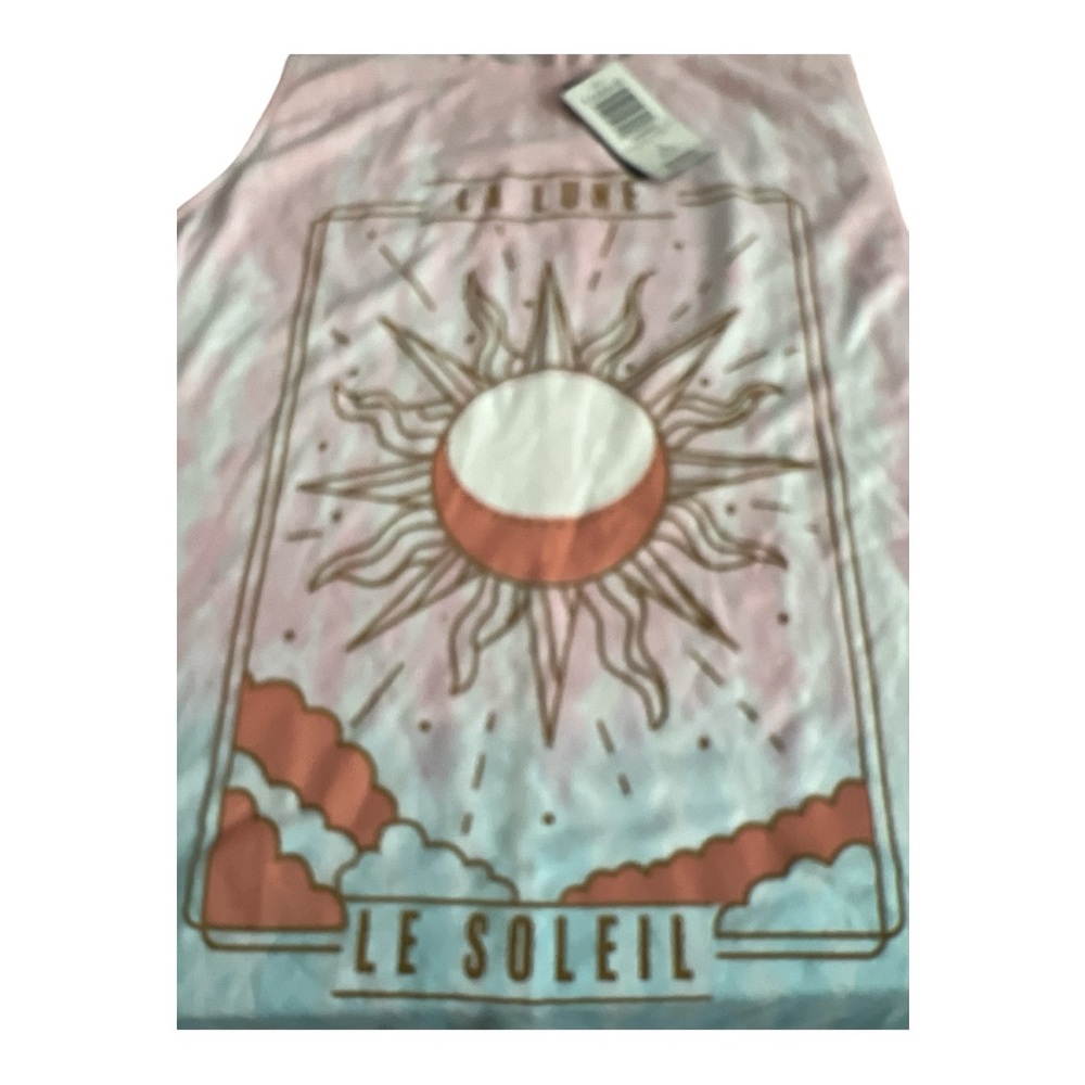 Pink and Blue Sun Graphic Tank Top By Torrid Size 1X - Picture 4 of 5
